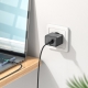Мережевий зарядний пристрій з кабелем HOCO CS11A Ocean single port charger set(Type-C) Black