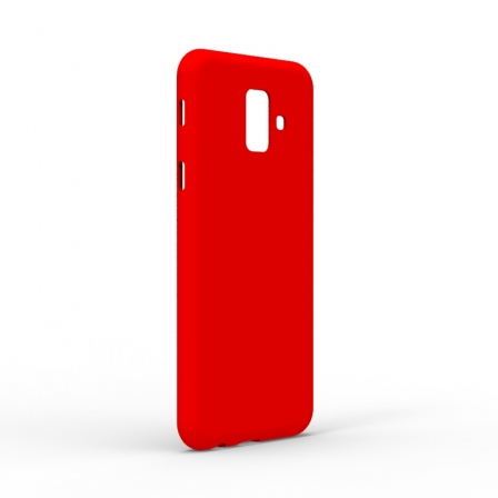 Чехол-накладка Samsung Galaxy A6 Plus (A605) Monochromatic Red