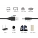 Кабель живлення для роутера USB-DC 5v-12v (1m)