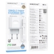 Мережевий зарядний пристрій з кабелем BOROFONE BA99A Breeze single port PD20W charger set(C to C) White