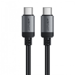 Кабель ACEFAST C20-03 USB-C to USB-C aluminum alloy charging data cable Black