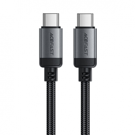 Кабель ACEFAST C20-03 USB-C to USB-C aluminum alloy charging data cable Black