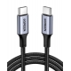 Кабель UGREEN US316 USB-C Cable Aluminum Case with Braided 2m (Black) (UGR-70429)