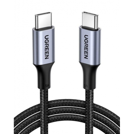 Кабель UGREEN US316 USB-C Cable Aluminum Case with Braided 2m (Black) (UGR-70429)