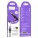 Аудiокабель HOCO UPA27 Spirit transparent digital audio conversion cable iP Black