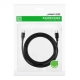 Кабель UGREEN US286 USB 2.0 Type C to Type C Cable Nickel Plating 1m (Black) (UGR-50997)
