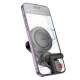 Автотримач для телефона HOCO H57 Show ring magnetic car holder(display) Black