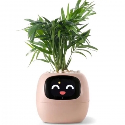 Інтерактивний розумний горщик для рослин Ivy Smart Planter Tuya AI, Pink