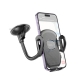 Автотримач для телефона HOCO H10 General car holder(windshield) Black