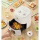 Мультипіч (аерофритюрниця) Xiaomi LIVEN Visual Oil Free Air Fry Pan 4.5L Visual Edition (Китайська вилка)