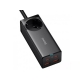 Мережевий зарядний пристрій Baseus GaN3 Pro Desktop Powerstrip AC+2U+2C 100W EU Black (With Mini White Cable Type-C to Type-C 10