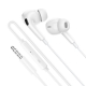 Навушники BOROFONE BM100 Pro Fuente universal earphones with microphone White