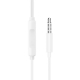 Навушники BOROFONE BM100 Pro Fuente universal earphones with microphone White