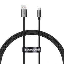 Кабель Baseus Superior Series Fast Charging Data Cable USB to Type-C 100W 1m Cluster Black