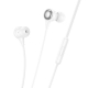 Навушники HOCO M116 Benevolent universal digital earphones with microphone iP White