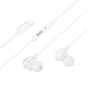 Навушники HOCO M116 Benevolent universal digital earphones with microphone iP White