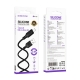 Кабель BOROFONE BX113 Lenny silicone charging data cable Micro(L1M) Black