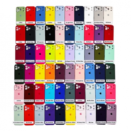 Чохол для смартфона Silicone Full Case AA Camera Protect for Apple iPhone 17 Pro 30,Spearmint