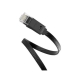 Мережевий кабель UGREEN Cat 6 U/UTP Lan Flat Cable 3m (Black)