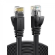 Мережевий кабель UGREEN Cat 6 U/UTP Lan Flat Cable 3m (Black)
