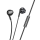 Навушники HOCO M115 Sagacious universal earphones with microphone iP Black