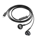 Навушники HOCO M115 Sagacious universal earphones with microphone iP Black