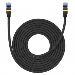 Мережевий кабель Baseus High Speed CAT7 10Gigabit Ethernet Cable (Braided Cable)10m Cluster Black