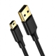 Перехідник UGREEN US132 USB 2.0 A Male to Mini 5 Pin Male Cable 1m (Black)(UGR-10355)