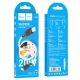 Кабель HOCO X90 Cool silicone PD charging data cable for iP White
