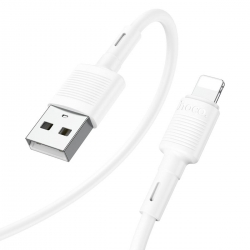 Кабель HOCO X83 USB to iP 2.4A, 1m, PVC, PVC connectors, White