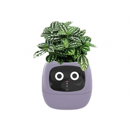 Інтерактивний розумний горщик для рослин Ivy Smart Planter Tuya AI, Purple