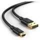 Кабель UGREEN USB 2.0 A Male to Mini 5 Pin Male Cable 1.5m (Black)