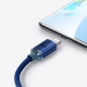 Кабель Baseus Crystal Shine Series Fast Charging Data Cable USB to Type-C 100W 2m Blue