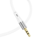 Аудiокабель HOCO UPA22 iP silicone digital audio conversion cable White