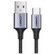 Кабель UGREEN US288 USB-A 2.0 to USB-C Cable Nickel Plating Aluminum Braid 2m (Black) (UGR-60128)