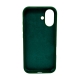 Чохол для смартфона Silicone Full Case AA Open Cam for Apple iPhone 16 31,Dark Green
