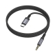 Аудіокабель BOROFONE BL24 Graceful digital audio conversion cable Type-C Metal Grey