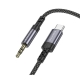 Аудіокабель BOROFONE BL24 Graceful digital audio conversion cable Type-C Metal Grey
