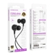 Навушники BOROFONE BM94 Sonar universal earphones with microphone Black