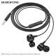 Навушники BOROFONE BM94 Sonar universal earphones with microphone Black