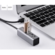 Мультипортовий адаптер Hoco HB1 4 Port USB Hub Tarnish (6957531038139)