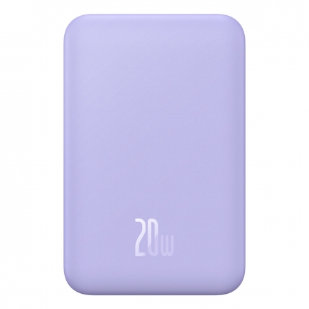 Зовнішній акумулятор Baseus Magnetic Mini Wireless Fast Charge Power Bank 5000mAh 20W Nebula Purple