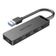 USB-хаб Vention 4-Port USB 3.0 Hub With Power Supply 0.15M Black (CHLBB)