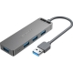 USB-хаб Vention 4-Port USB 3.0 Hub With Power Supply 0.15M Black (CHLBB)