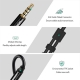 Аудіокабель UGREEN AV141 3.5mm male to 2 Female Audio Cable Aluminum Case Black