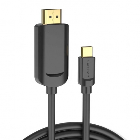Кабель Vention Type-C to HDMI 4K 30Hz Cable 1.5M Black (CGUBG)