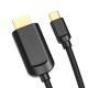 Кабель Vention Type-C to HDMI 4K 30Hz Cable 1.5M Black (CGUBG)