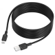 Кабель BOROFONE BX113 Lenny silicone charging data cable Micro(L3M) Black