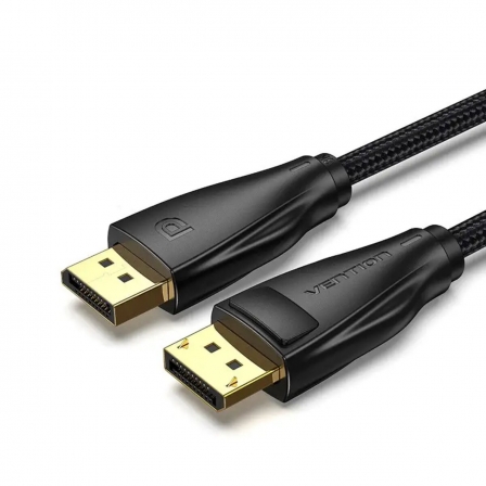 Кабель Vention DisplayPort, 1 м, v1.4  чорний, 8K 60 Hz, 4K 144Hz, 2K 165Hz, 1080P 240Hz (HCCBF)