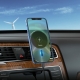 Автотримач для телефона з БЗП HOCO CA91 Magic magnetic wireless fast charging car holder Gray
